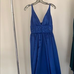 Jessica Simpson Royal Blue Prom Dress